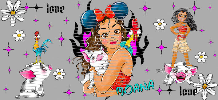 16oz Disney style-D-1098